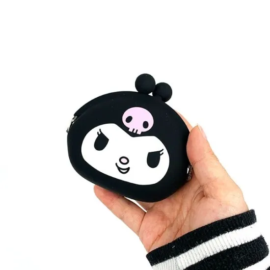 過生活IP訂購 三麗鷗 酷洛米 Kuromi 酷洛米 p+g design 矽膠扣式零錢包 6536R-細節圖6