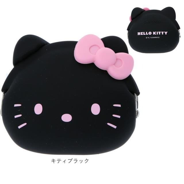 過生活IP訂購 三麗鷗 HelloKitty 凱蒂貓 p+g design 矽膠口金零錢包 大臉款 6A53R-細節圖8