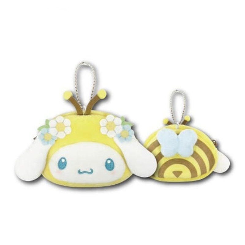 過生活IP訂購 三麗鷗 絨毛造型收納包 蜜蜂 HelloKitty 美樂蒂 大耳狗 酷洛米 11408-細節圖6