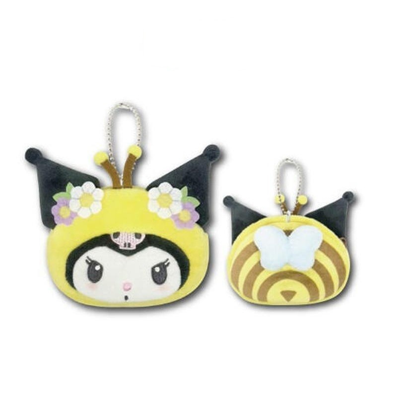 過生活IP訂購 三麗鷗 絨毛造型收納包 蜜蜂 HelloKitty 美樂蒂 大耳狗 酷洛米 11408-細節圖7