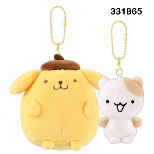 過生活IP訂購 三麗鷗 磁鐵絨毛玩偶吊飾2入組 Piano小綿羊 美樂蒂 布丁狗 大耳狗 酷洛米 帕恰狗 11408-細節圖6