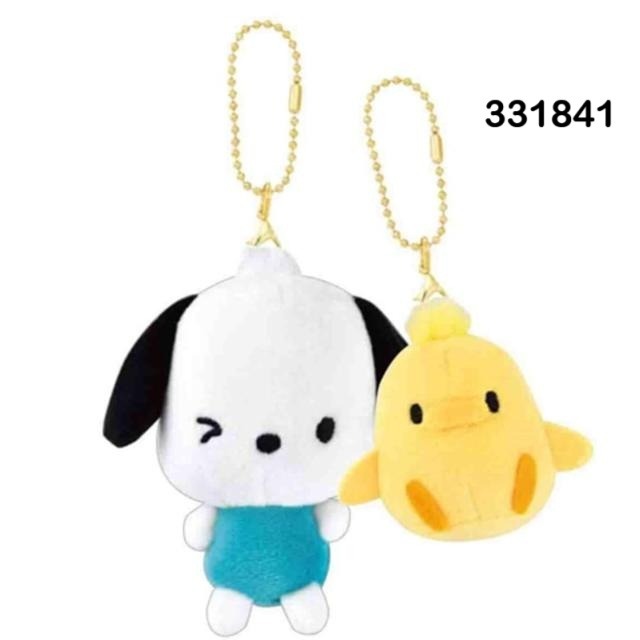 過生活IP訂購 三麗鷗 磁鐵絨毛玩偶吊飾2入組 Piano小綿羊 美樂蒂 布丁狗 大耳狗 酷洛米 帕恰狗 11408-細節圖8