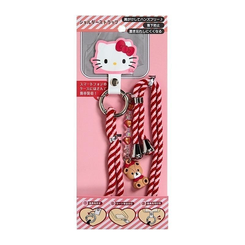 過生活IP訂購 三麗鷗 手機環扣附背帶 HelloKitty 美樂蒂 大耳狗 酷洛米 帕恰狗 11408-細節圖4