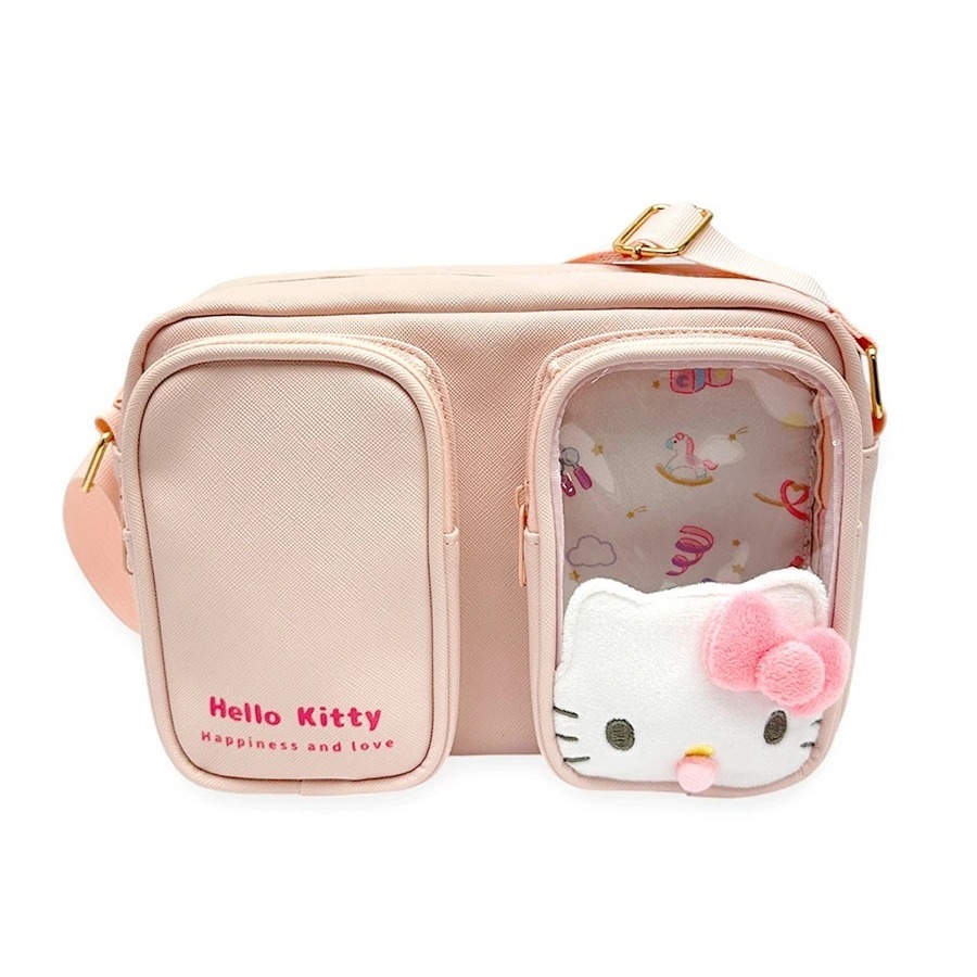 過生活IP訂購 三麗鷗 造型斜背包 HelloKitty 大耳狗 酷洛米 6516R-細節圖4