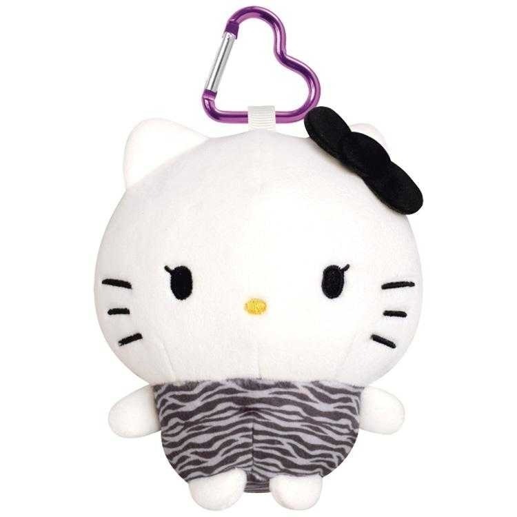 過生活IP訂購 三麗鷗 HelloKitty 凱蒂貓 絨毛造型收納包 6A53R-細節圖3