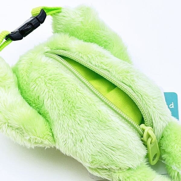 過生活IP訂購 Pickles the Frog 萌蛙匹克 泡菜蛙 絨毛造型收納包 青蛙 11408-細節圖3