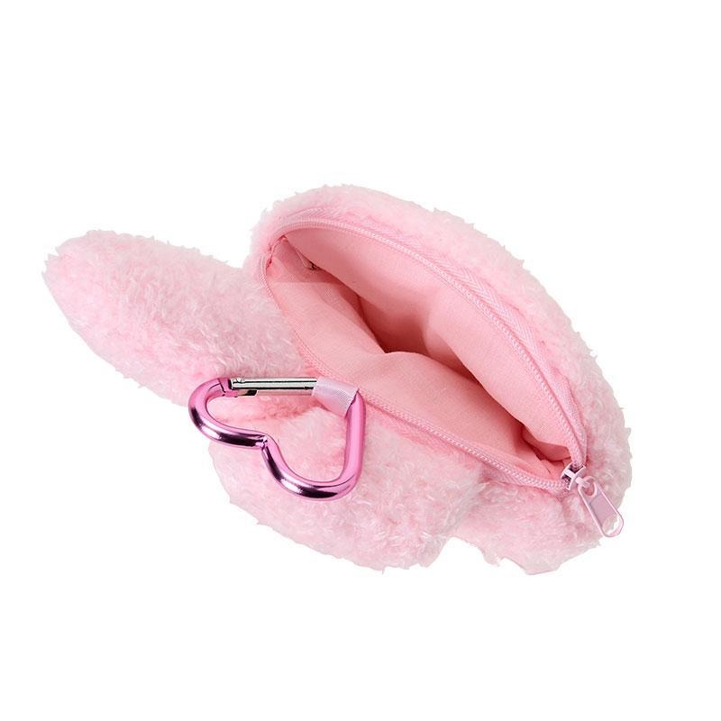 過生活IP訂購 三麗鷗 絨毛造型收納包 毛茸兔 美樂蒂 酷洛米 11409-細節圖5