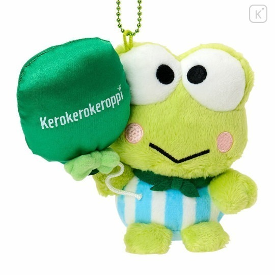 過生活IP訂購 三麗鷗 絨毛玩偶吊飾 氣球 大眼蛙 Keroppi 6A53R-細節圖3