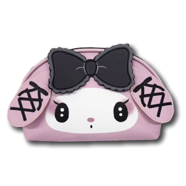 過生活IP訂購 三麗鷗 大臉造型化妝包 美樂蒂 酷洛米 11409-細節圖3