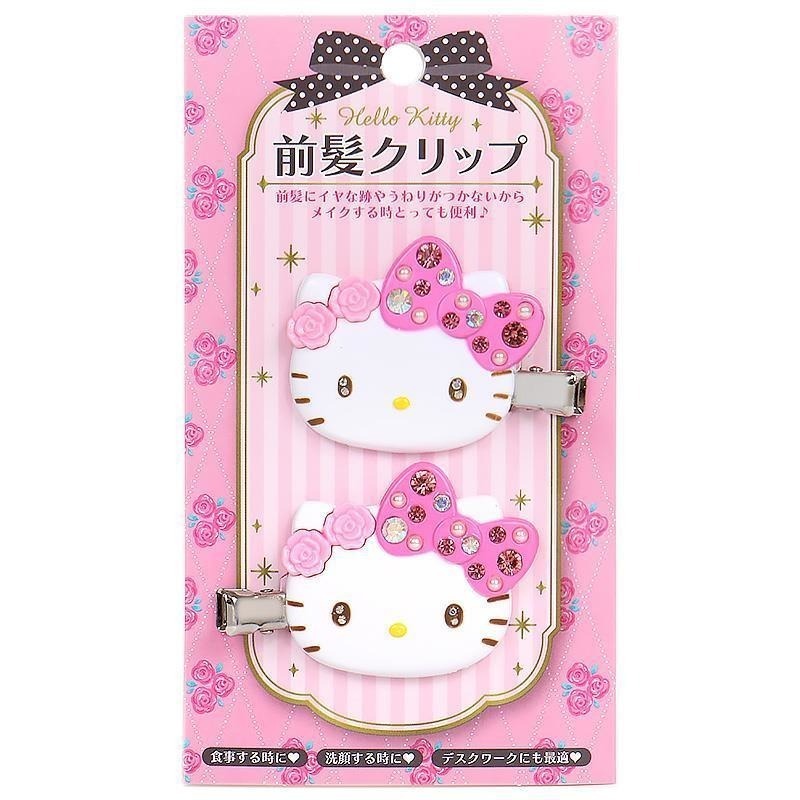 過生活IP訂購 三麗鷗 造型水鑽髮夾2入組 HelloKitty 美樂蒂 大耳狗 酷洛米 11409-細節圖4