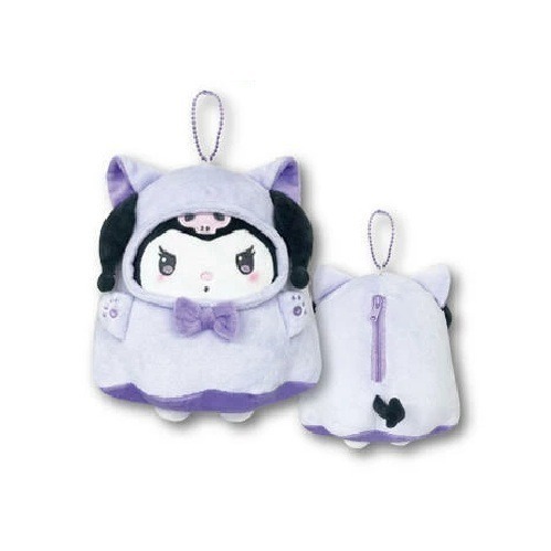 過生活IP訂購 三麗鷗 絨毛造型收納包 貓幽靈 HelloKitty 美樂蒂 大耳狗 酷洛米 帕恰狗 6633R-細節圖7