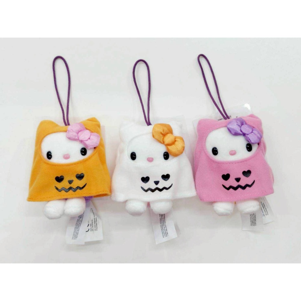 過生活IP訂購 三麗鷗 HelloKitty 凱蒂貓 絨毛玩偶吊飾 萬聖節 11410-細節圖3