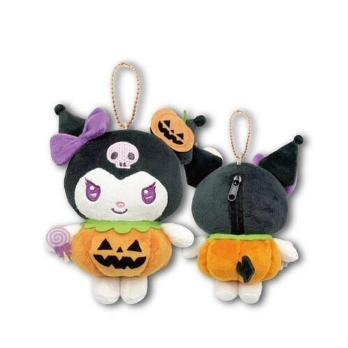 過生活IP訂購 三麗鷗 絨毛造型收納包 萬聖節 HelloKitty 美樂蒂 大耳狗 酷洛米 11410-細節圖4