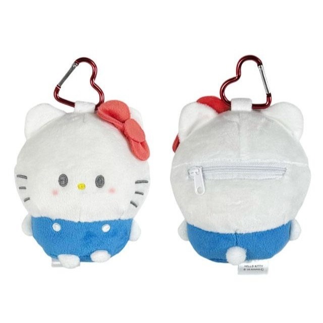 過生活IP訂購 三麗鷗 絨毛造型收納包 Kitty 美樂蒂 布丁狗 大耳狗 酷洛米 帕恰狗 人魚漢頓 11410-細節圖3