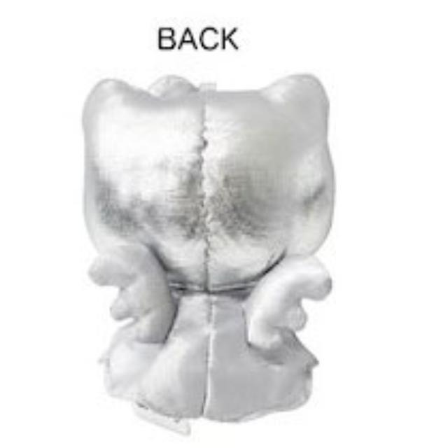 過生活IP訂購 三麗鷗 HelloKitty 凱蒂貓 皮質玩偶吊飾 黑天使 黑 灰階黑天使系列 11410-細節圖6