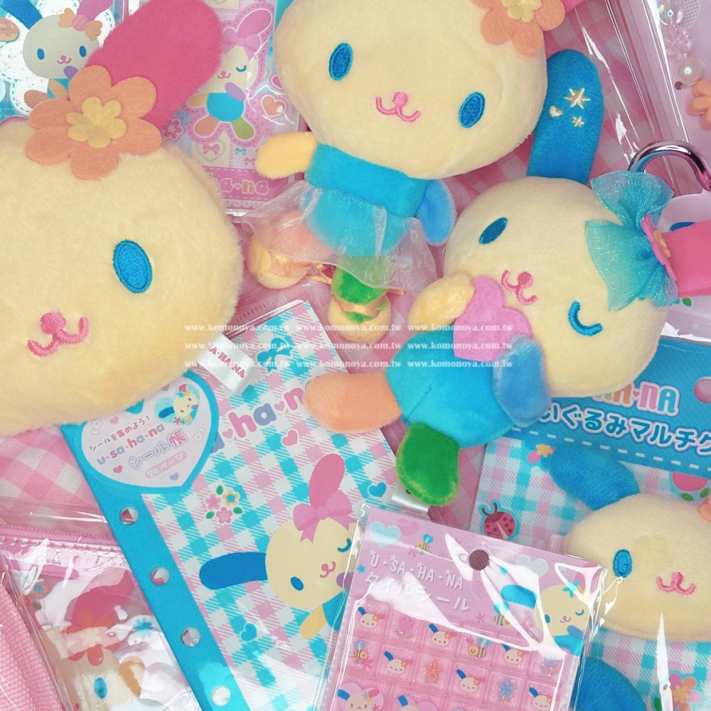 過生活IP訂購 SPINNS x Sanrio 三麗鷗 花小兔 絨毛玩偶吊飾 抱愛心 芭蕾裙 格紋花布系列 11410-細節圖4