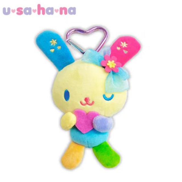 過生活IP訂購 SPINNS x Sanrio 三麗鷗 花小兔 絨毛玩偶吊飾 抱愛心 芭蕾裙 格紋花布系列 11410-細節圖5