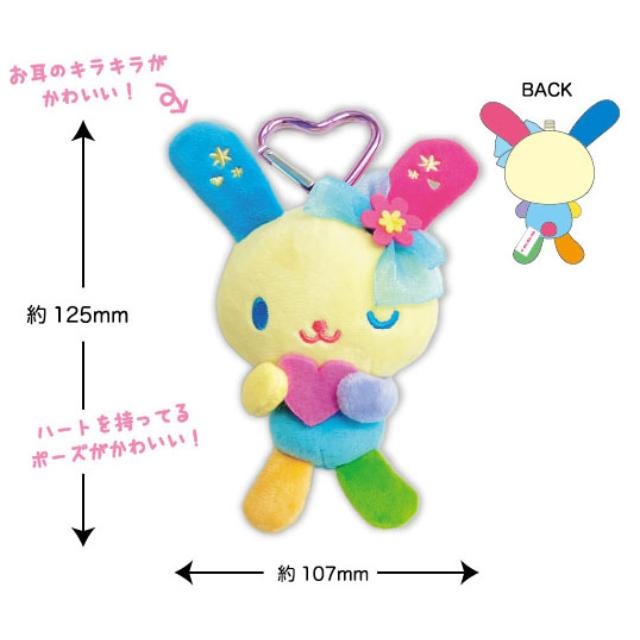 過生活IP訂購 SPINNS x Sanrio 三麗鷗 花小兔 絨毛玩偶吊飾 抱愛心 芭蕾裙 格紋花布系列 11410-細節圖6