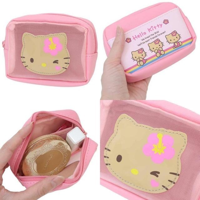 過生活IP訂購 三麗鷗 HelloKitty 凱蒂貓 網紗化妝包 千禧Y2K 6516R-細節圖5