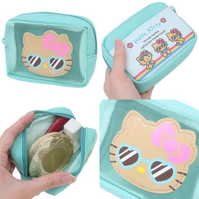 過生活IP訂購 三麗鷗 HelloKitty 凱蒂貓 網紗化妝包 千禧Y2K 6516R-細節圖6