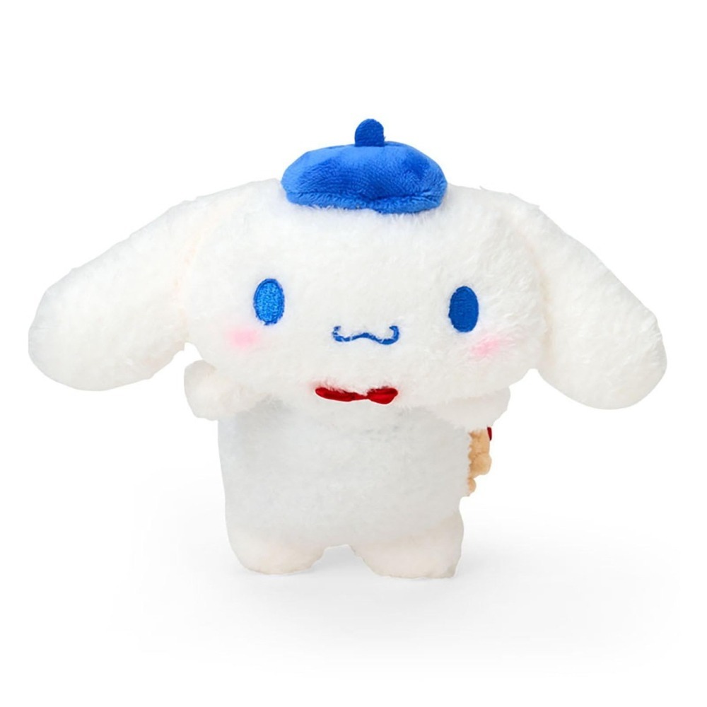 過生活IP訂購 三麗鷗 大耳狗 Cinnamoroll 絨毛造型筆袋 熊布偶 熊熊貝雷帽 6516R-細節圖3