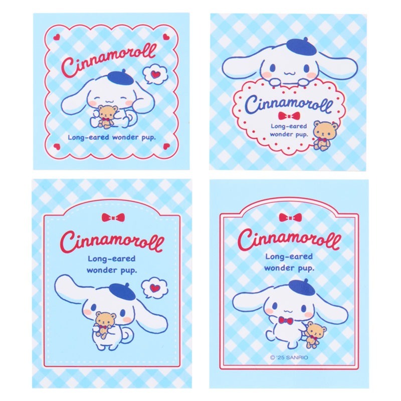 過生活IP訂購 三麗鷗 大耳狗 Cinnamoroll 造型貼紙 熊布偶 熊熊貝雷帽 11410-細節圖5