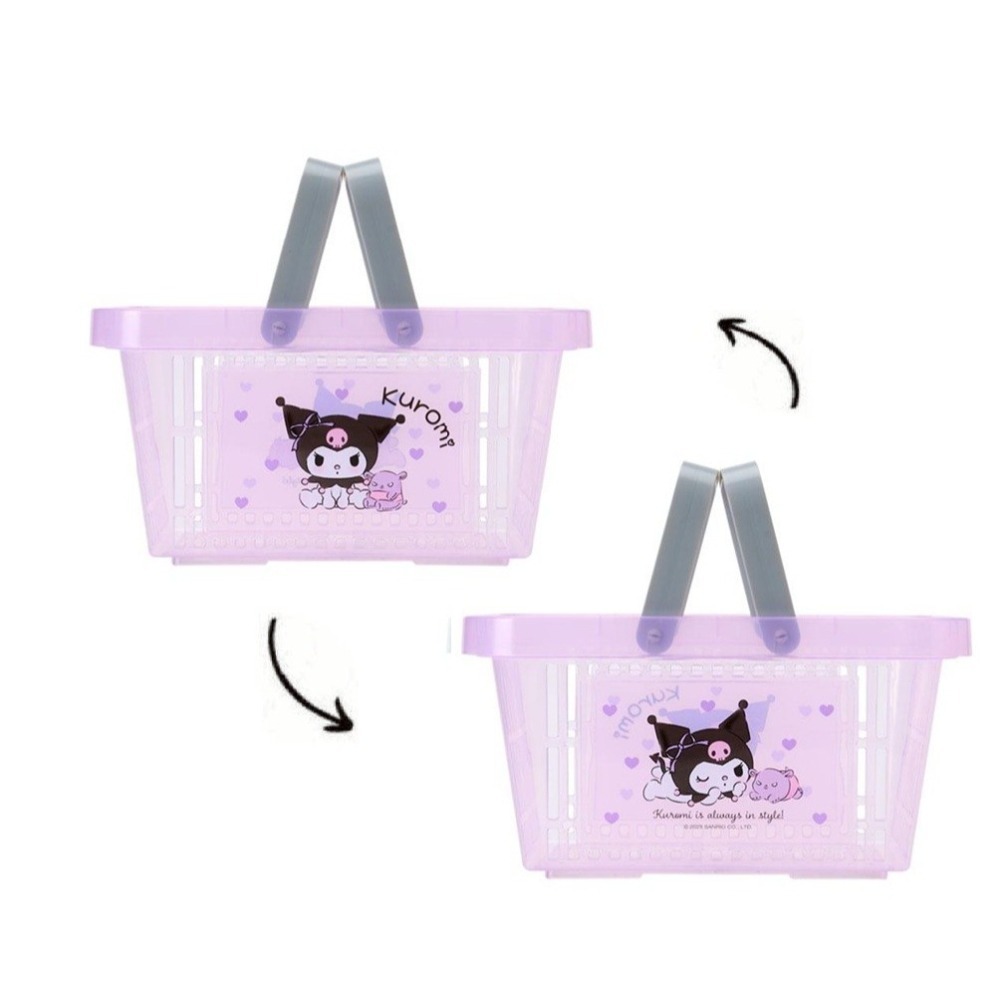 過生活IP訂購 三麗鷗 手提籃 HelloKitty 美樂蒂 大耳狗 酷洛米 11410-細節圖6