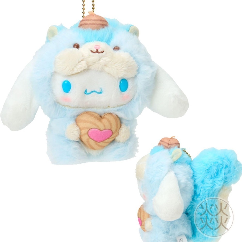 過生活IP訂購 三麗鷗 絨毛玩偶吊飾 卡哇依松鼠 HelloKitty 美樂蒂 大耳狗 酷洛米 帕恰狗 6516R-細節圖5