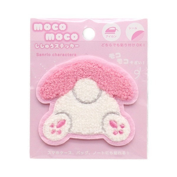 過生活IP訂購 三麗鷗 絨毛造型裝飾貼 屁屁款 HelloKitty 美樂蒂 大耳狗 酷洛米 帕恰狗 布丁狗 11410-細節圖4