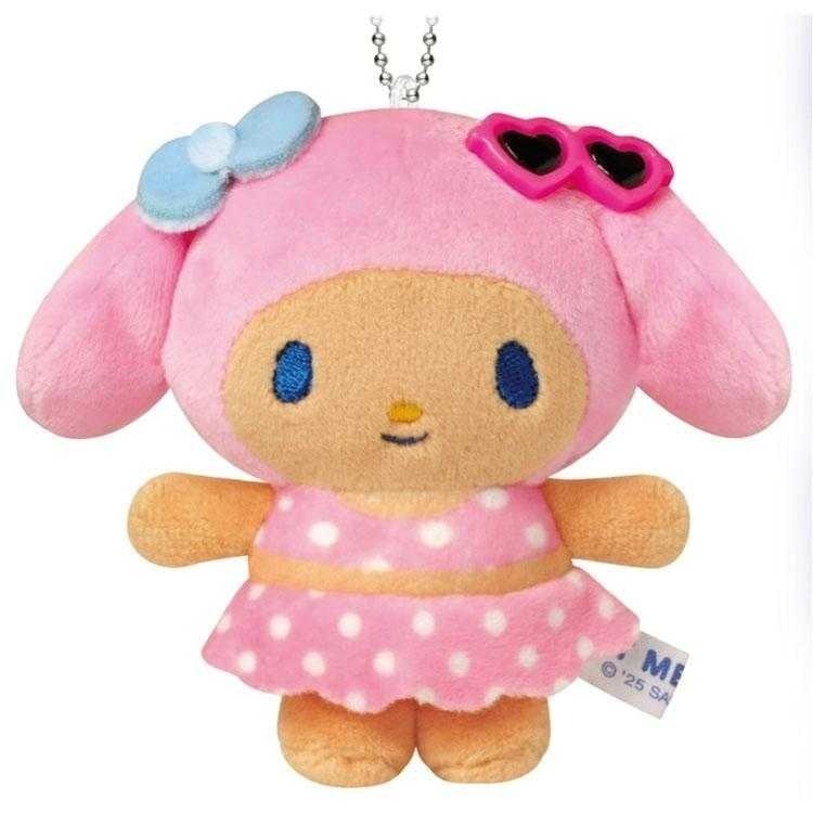 過生活IP訂購 三麗鷗 絨毛玩偶吊飾 曬黑泳衣款 HelloKitty 美樂蒂 酷洛米 帕恰狗 11411-細節圖4