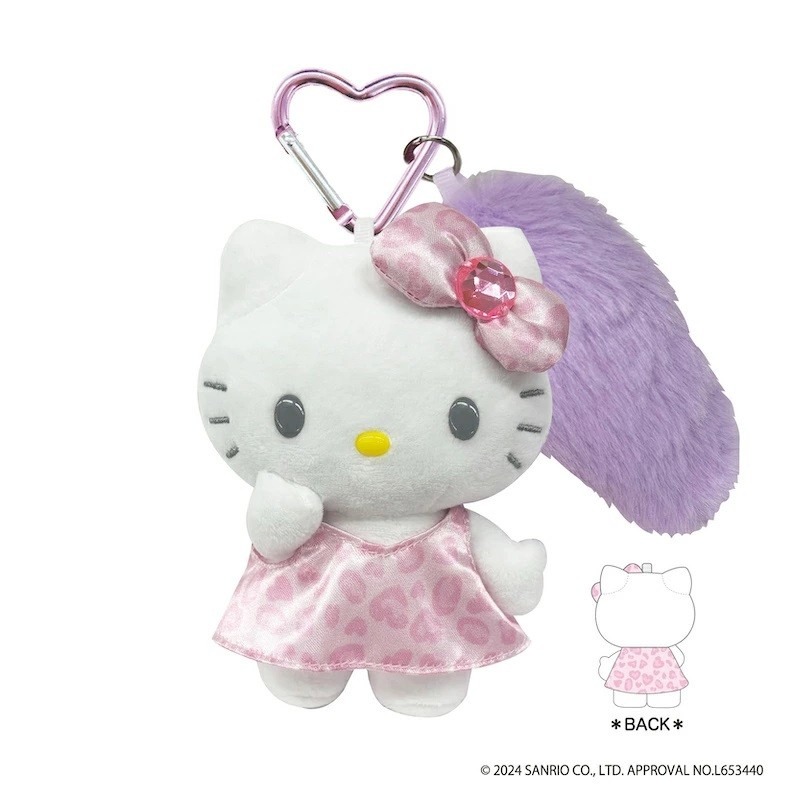 過生活IP訂購 三麗鷗 HelloKitty 凱蒂貓 絨毛玩偶吊飾 澀谷辣妹 11411-細節圖4