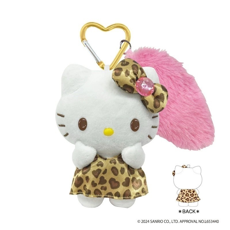 過生活IP訂購 三麗鷗 HelloKitty 凱蒂貓 絨毛玩偶吊飾 澀谷辣妹 6J15-細節圖3