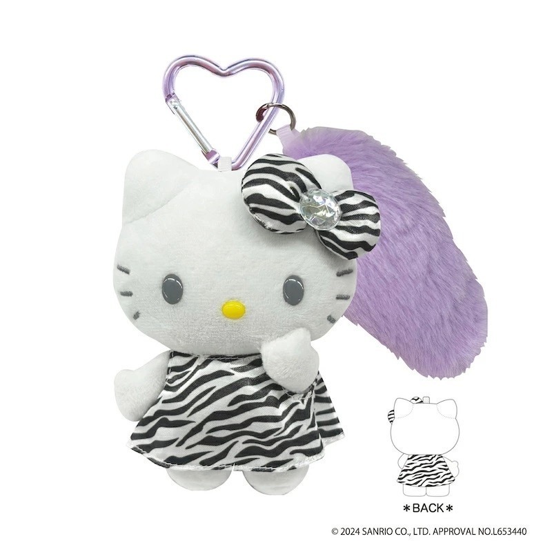 過生活IP訂購 三麗鷗 HelloKitty 凱蒂貓 絨毛玩偶吊飾 澀谷辣妹 6J15-細節圖5
