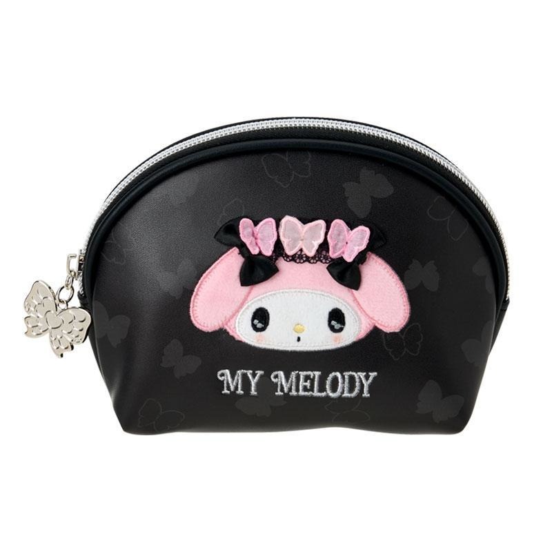 過生活IP訂購 三麗鷗 半圓拉鍊化妝包 暗夜蝴蝶 HelloKitty 美樂蒂 大耳狗 酷洛米 6633R-細節圖5