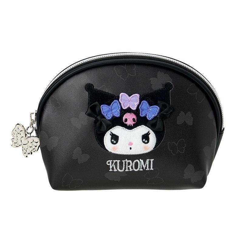 過生活IP訂購 三麗鷗 半圓拉鍊化妝包 暗夜蝴蝶 HelloKitty 美樂蒂 大耳狗 酷洛米 6633R-細節圖7
