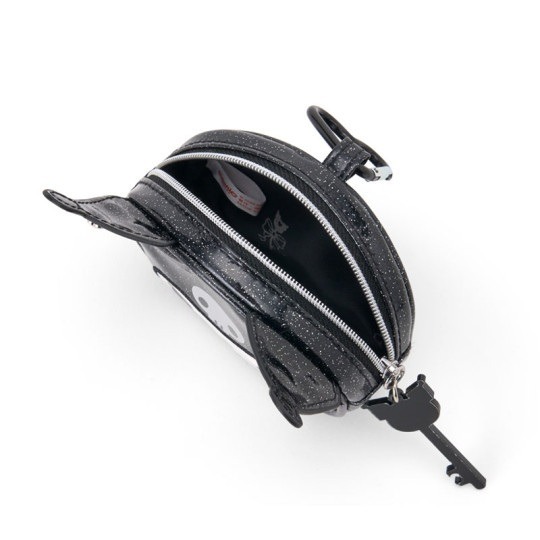 過生活IP訂購 三麗鷗 酷洛米 Kuromi 皮質造型零錢包附扣環 造型收納包 鑰匙 酷洛米的魔法鑰匙 11411-細節圖3