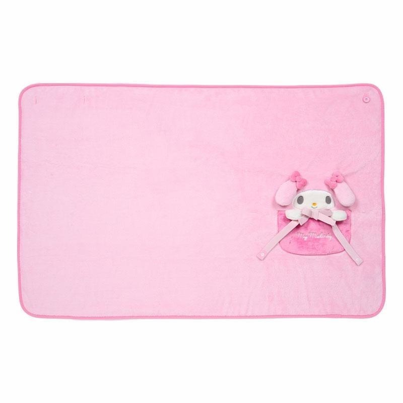 過生活IP訂購 三麗鷗 絨毛造型毛毯 HelloKitty 美樂蒂 大耳狗 酷洛米 帕恰狗 花小兔 小綿羊 6516R-細節圖4