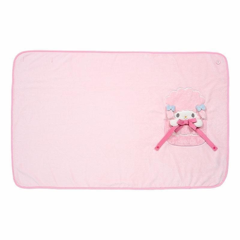 過生活IP訂購 三麗鷗 絨毛造型毛毯 HelloKitty 美樂蒂 大耳狗 酷洛米 帕恰狗 花小兔 小綿羊 6516R-細節圖9