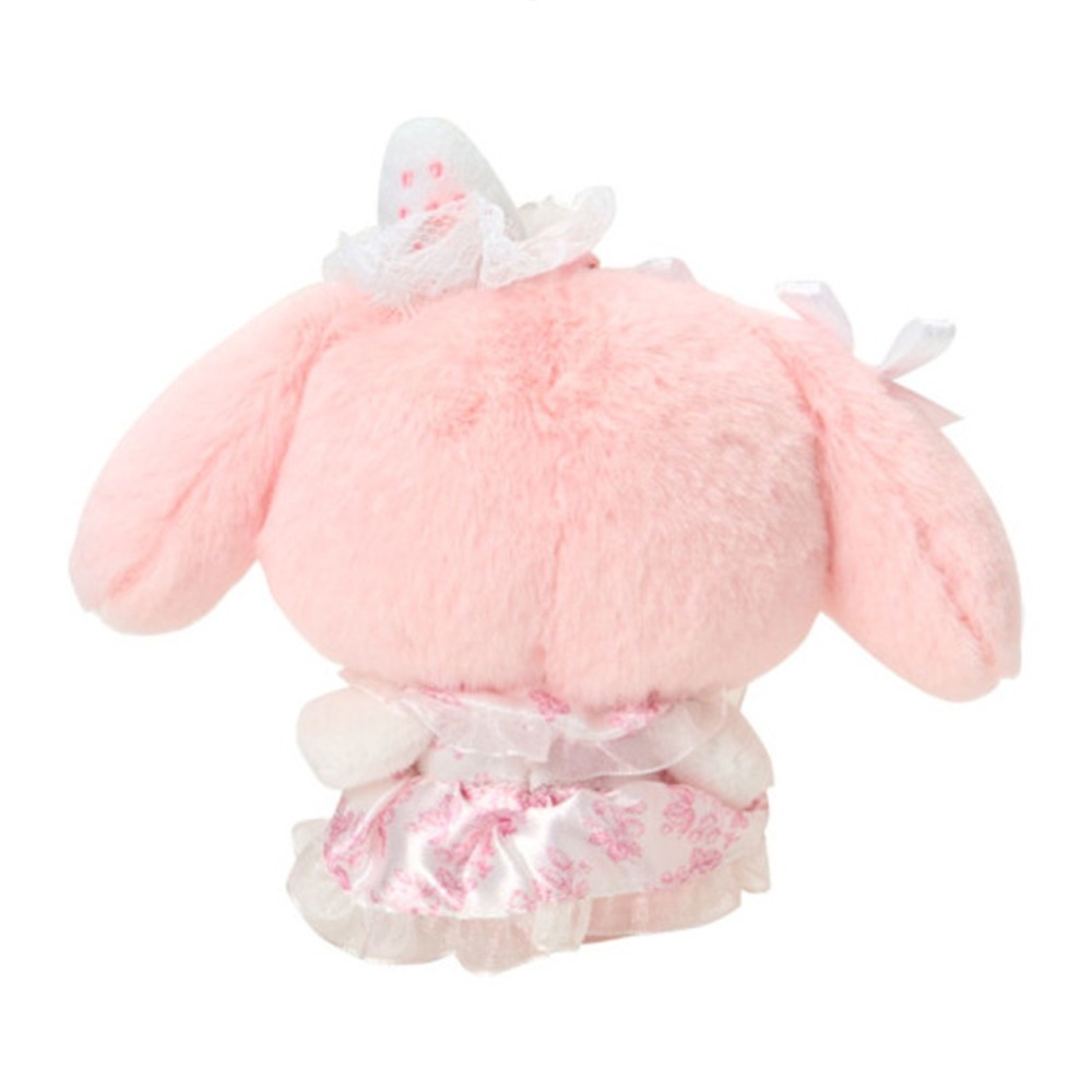 過生活IP訂購 三麗鷗 美樂蒂 My Melody 絨毛玩偶吊飾 草莓 淡雪午茶時光 4D33-細節圖3