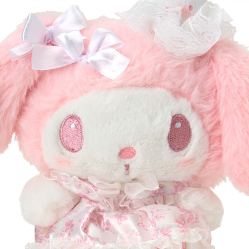 過生活IP訂購 三麗鷗 美樂蒂 My Melody 絨毛玩偶娃娃 草莓 淡雪午茶時光 4D33-細節圖3