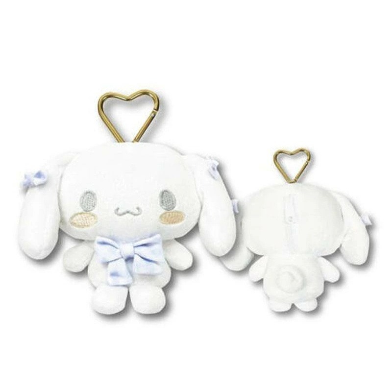 過生活IP訂購 三麗鷗 絨毛造型收納包 純白蝴蝶結 HelloKitty 大耳狗 4D43-細節圖4