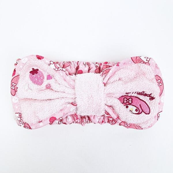 過生活IP訂購 三麗鷗 絨毛造型髮帶 HelloKitty 美樂蒂 6J17-細節圖4