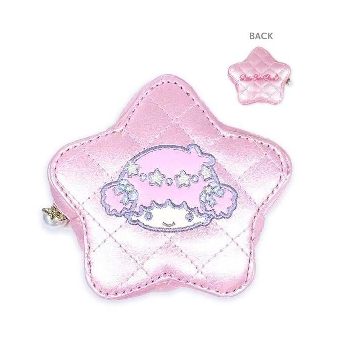 過生活IP訂購 三麗鷗 雙子星 珠光菱格小物收納包 kiki lala little twin stars 6J22-細節圖4