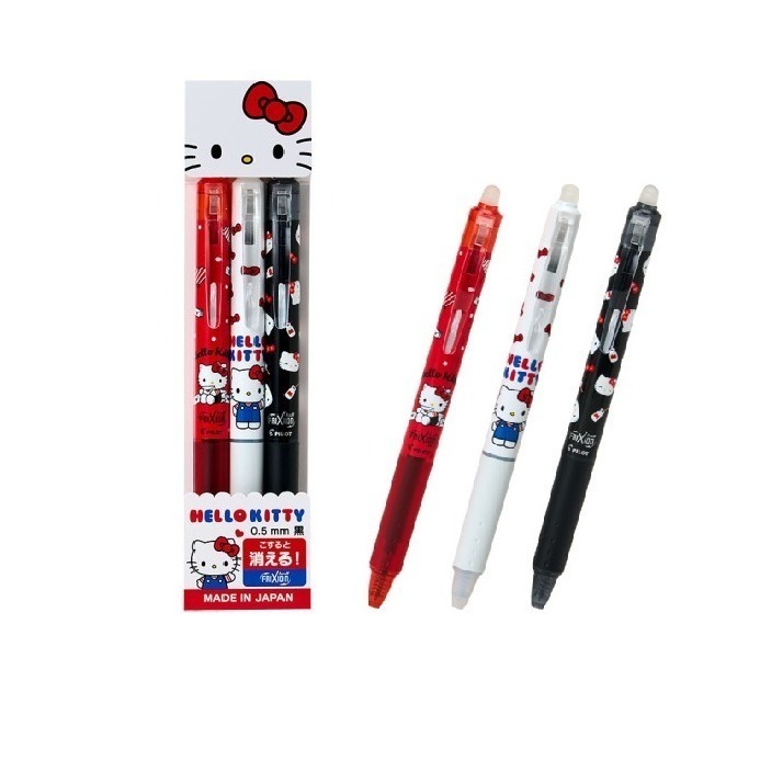 過生活IP訂購 三麗鷗 百樂FriXion 擦擦筆3入組 HelloKitty 大耳狗 酷洛米 6S23R-細節圖3