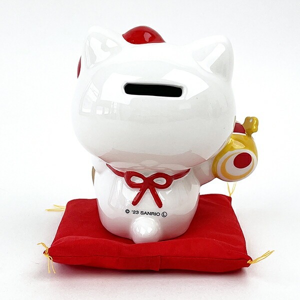 過生活IP訂購 三麗鷗 HelloKitty 凱蒂貓 陶瓷造型存錢筒 6J35-細節圖3
