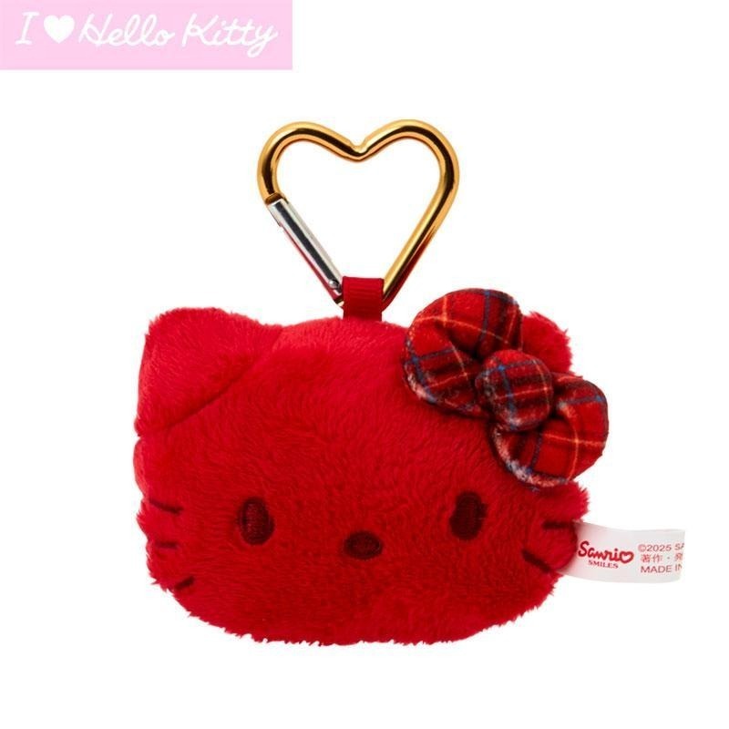 過生活IP訂購 三麗鷗 HelloKitty 凱蒂貓 絨毛大臉玩偶吊飾 I love Hello kitty 6A53R-細節圖4