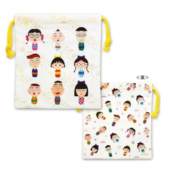 過生活IP訂購 櫻桃小丸子 束口袋 小丸子 花輪 6J54-細節圖4