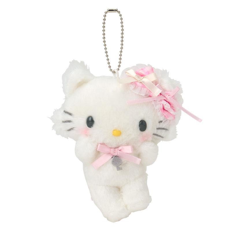 過生活IP訂購 三麗鷗 恰咪 絨毛玩偶吊飾 Charmmy Kitty 格紋緞帶 6J54-細節圖3