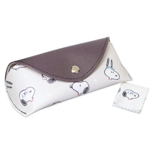 過生活IP訂購 史努比 Snoopy 皮革眼鏡盒 糊塗塔克 Woodstock 6J55-細節圖5