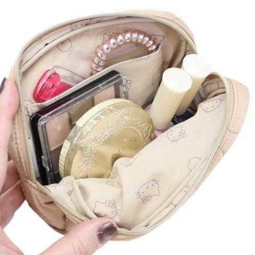 過生活IP訂購 三麗鷗 半圓化妝包 HelloKitty 美樂蒂 雙子星 6F11-細節圖6